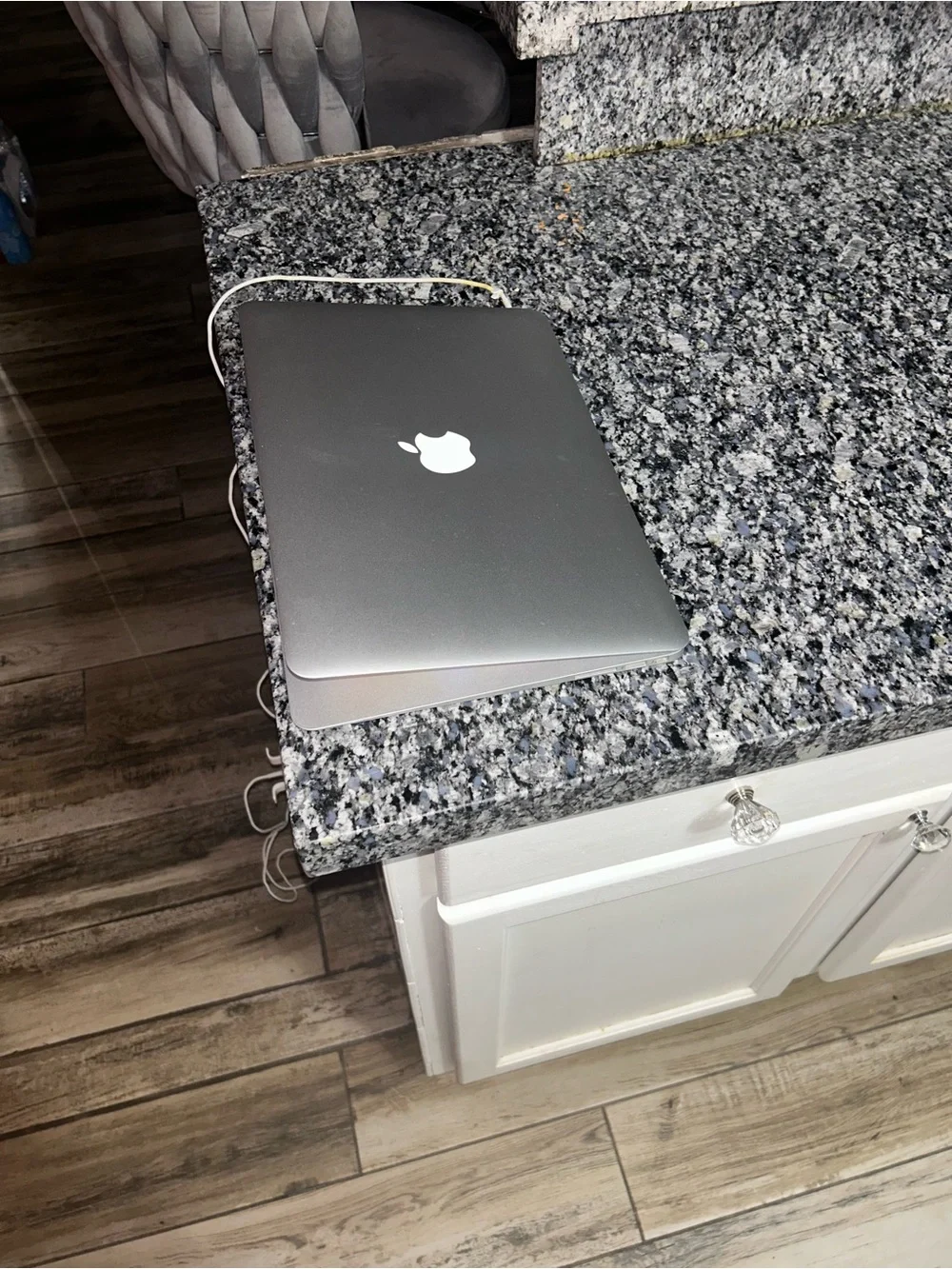Apple Silver MacBook Air with Black Backlit Keyboard